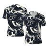 Stylish Athletic Sports Jersey Grey-Giraffes Men's Rugby Jersey 3X-Large view 1