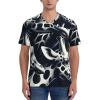 Stylish Athletic Sports Jersey Grey-Giraffes Men's Rugby Jersey 3X-Large view 4
