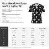 Stylish Athletic Sports Jersey Black-Fleur-De-Lis Men's Rugby Jersey 3X-Large view 2