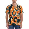 Stylish Athletic Sports Jersey Vintage-Horse-Racing-Art Men's Rugby Jersey Medium Black view 2