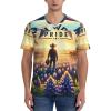 Stylish Athletic Sports Jersey Texas-Pride-Star Men's Rugby Jersey X-Large Black view 4