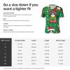 Stylish Athletic Sports Jersey Christmas-Cats-Santa-Hats Men's Rugby Jersey X-Large Black view 2