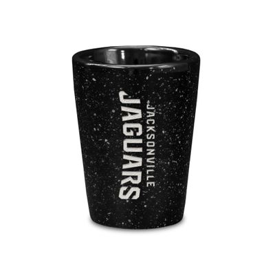 Rico Industries NFL Football Jacksonville Jaguars 2oz Ceramic Shot Glass for Fans, Laser Engraved In Team Color Single Shot Glass