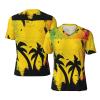 Stylish Athletic Sports Jersey Hawaii-Rasta-Jamaica Men's Rugby Jersey X-Large Black view 1