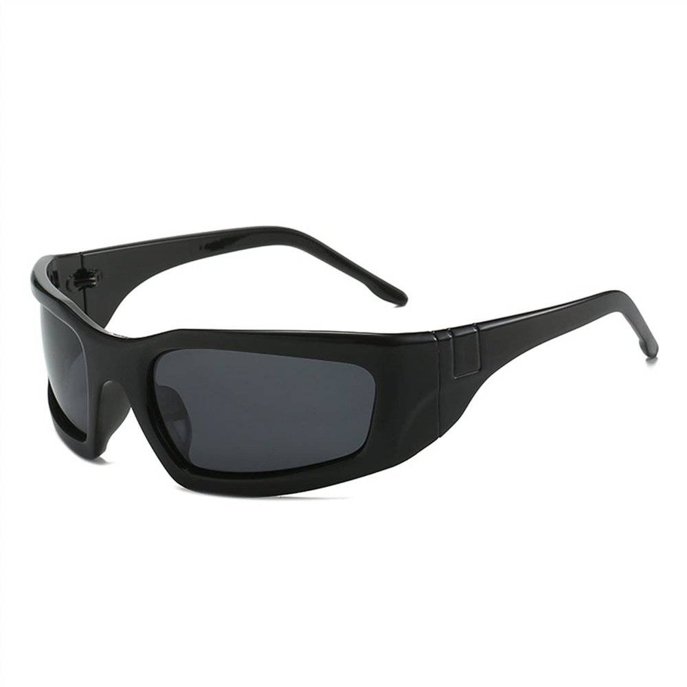 Cycling men and women polarized outdoor fishing sunglasses Fashion Sports Driver UV400 Retro Sunglasses Gift(A)