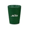 Rico Industries NFL Football New York Jets 2oz Ceramic Shot Glass for Fans, Laser Engraved In Team Color Single Shot Glass view 1