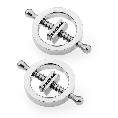 Acekiily 316L Stainless Steel Nipple Chain Clip Non-Piercing Adjustable Body Clips Jewelry Gift for Women Men (C)