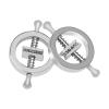 Acekiily 316L Stainless Steel Nipple Chain Clip Non-Piercing Adjustable Body Clips Jewelry Gift for Women Men (C) view 2