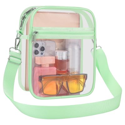 USPECLARE Clear Purse Stadium Transparent Messenger Bag Stadium Approved for Men and Women Clear CrossBody Bag