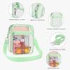 USPECLARE Clear Purse Stadium Transparent Messenger Bag Stadium Approved for Men and Women Clear CrossBody Bag view 4
