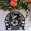 Hummingbird Metal Wall Sign, Custom Hummingbird Metal Garden Stake,Custom Garden Name Sign,Yard Sign Hummingbird Sign,Garden Sign,Garden Decor,Gift for Mom Yard Decor (Style-3) view 1