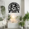 Hummingbird Metal Wall Sign, Custom Hummingbird Metal Garden Stake,Custom Garden Name Sign,Yard Sign Hummingbird Sign,Garden Sign,Garden Decor,Gift for Mom Yard Decor (Style-3) view 2