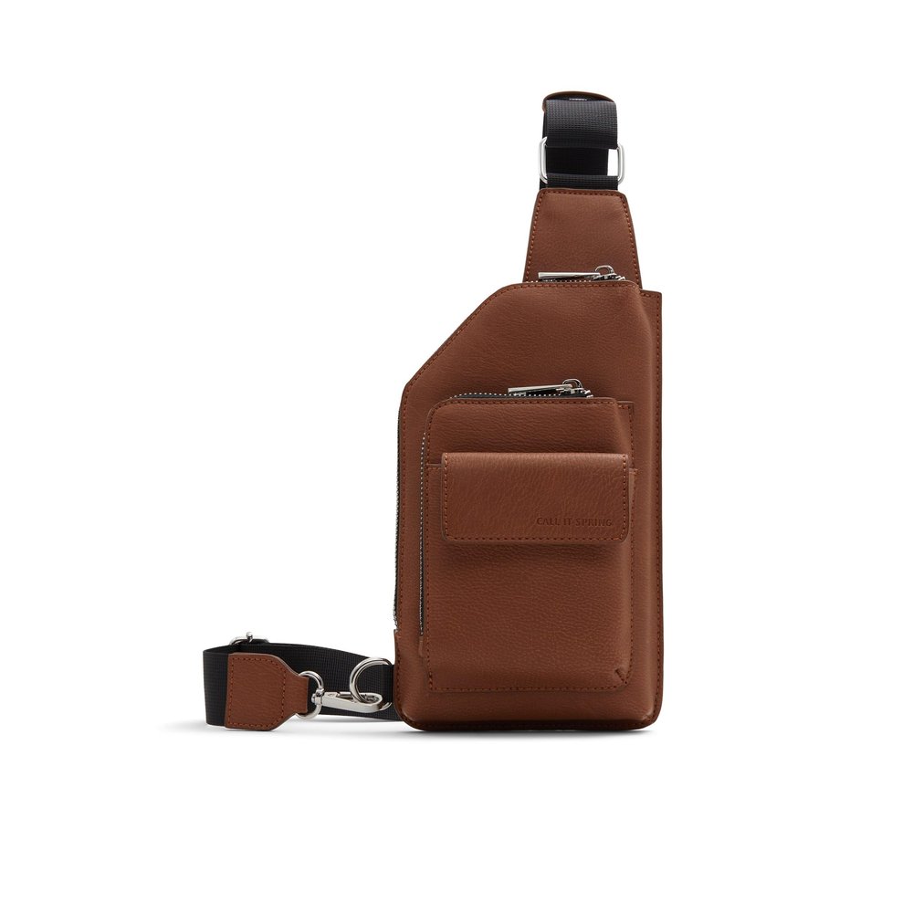 Call It Spring Men's Capitol Messenger, Cognac