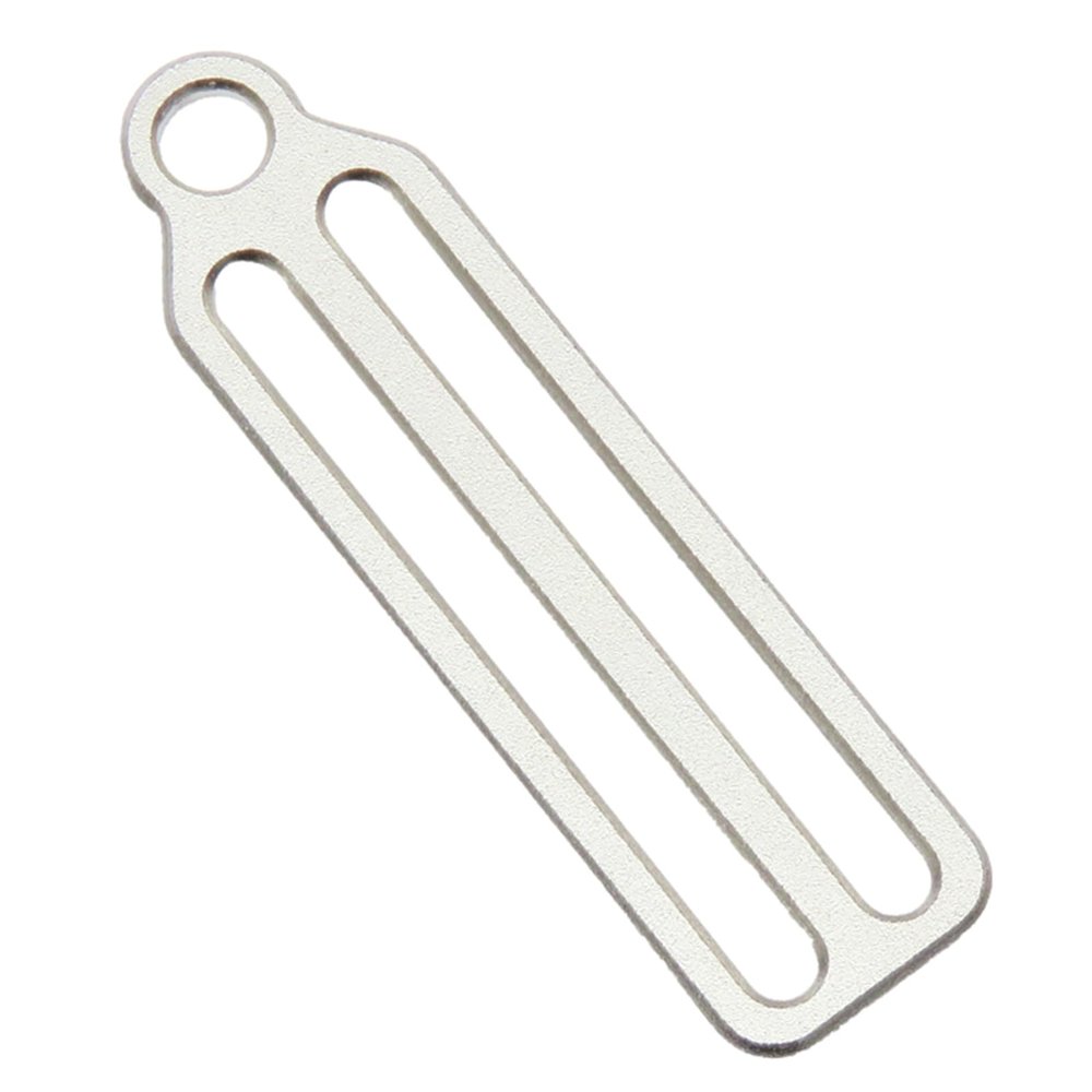 Psdndeww Stainless Steel Scubas Diving Belts Keeper Webbing Harness Retainers Dive Weight Belts Slide Keeper Slide Fixing Buckle