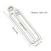 Psdndeww Stainless Steel Scubas Diving Belts Keeper Webbing Harness Retainers Dive Weight Belts Slide Keeper Slide Fixing Buckle view 3