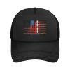 Biden Harris We Rise Build Back Better Adult Mesh Baseball Cap Adjustable Sunshade Trucker Hat Classic Mesh Hats view 1