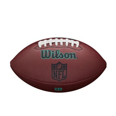 Wilson NFL Ignition Gen Green Football - Brown, Junior Size