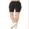 Leggings Depot Women's Buttery Soft Fashion Biker Shorts Yoga Shorts, Black-2pc, 2X view 3