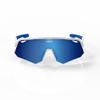 VELO Shades  Cutter  Baseball/Softball Sunglasses  By Jax of The Bullpen Training (Gen1, White Hyper Blue, Lrg Adlt) view 2