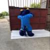 FurryMascot New Puppy Digitigrade Prop Fursuit Kigurumi Furry Fursona Costume Furries Size L, Blue view 3