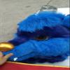 FurryMascot New Puppy Digitigrade Prop Fursuit Kigurumi Furry Fursona Costume Furries Size L, Blue view 4