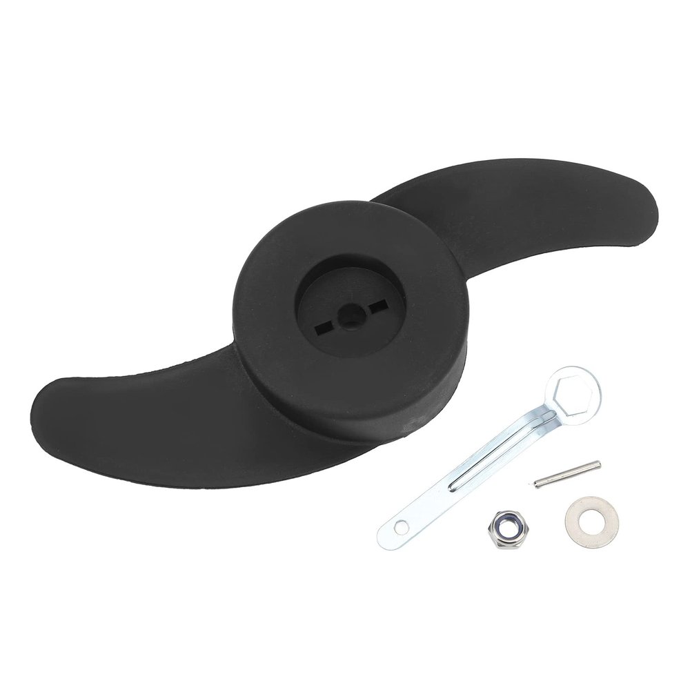 2 Blade Propeller, Outboard Propeller Thicken 2 Blade Replacement Marine Propeller Kit for 28lb 36lb 46lb 12V 24V Engines