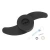 2 Blade Propeller, Outboard Propeller Thicken 2 Blade Replacement Marine Propeller Kit for 28lb 36lb 46lb 12V 24V Engines view 1