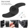 2 Blade Propeller, Outboard Propeller Thicken 2 Blade Replacement Marine Propeller Kit for 28lb 36lb 46lb 12V 24V Engines view 2