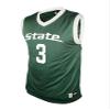 Genuine Collective Jaden Akins Michigan State Basketball Jersey, Green view 2