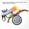 PowerTRC Kids Bow and Arrow Set, Bow and Arrow Set for Kids 8-12  Kids Archery Set with Target Practice LED Light Up with 10 Suction Cup Arrows & Quiver Outdoor Play Toys (Green) view 2
