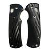 Echeson 1 Pair Aluminum Scales Handle Fits for Griptilian 550 551, Custom Black Handle Patch DIY Replacement view 1