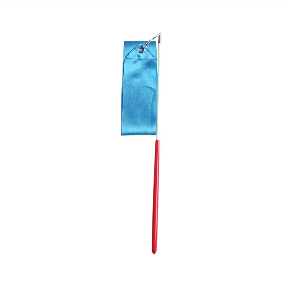 KOOFUR Dance Ribbons 2M Gym Ribbons Dance Ribbon Rhythmic Art Gymnastic Ballet Streamer Twirling Rod Stick for Gym Training(Blue)