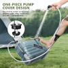 SPACEREST Portable Shower for Camping with Integrated Design  Spill-Resistant, Electric Camping Shower, 5-Gallon Food-Grade Water Jug for Outdoor, Beach, Hiking, Dog Wash, 2 Batteries view 3