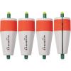 wondersee Fishing Floats Weighted Slotted Peg Popping Floats Slip Bobbers, Pack of 4 (White, 2in) view 1