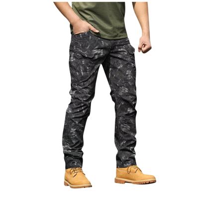 Military Cargo Pants for Men Hiking Fishing Security Stretchy Breathable Lightweight Hot Weather Work Construction Camouflage Flexcamo - Tactical Waterproof Pants Multi M