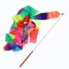 KOOFUR Dance Ribbons 4m Gymnastics Ribbon Gym Ribbon Rhythmic Gymnastics Equipment Dance Ribbon Ballet Ribbon Rotating Rod(White) view 3