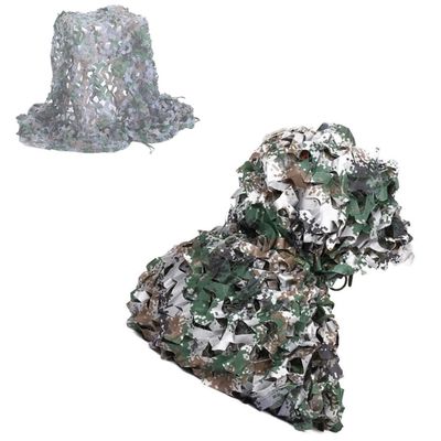 NILZA Camouflage Nets Hunting Army Camo Net Outdoor Shade Net Camouflage Fence Net, 6.510ft 10ft20ft 2020ft Camouflage Netting for Military Theme Party Decoration(4mX4m/(13x13ft))