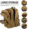 LHI Tactical Military Backpack for Men and Women 45L Large Molle Army Assault Pack 3 Day Travel Backpacks - Khaki view 4