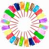 KOOFUR Dance Ribbons 4pcs 2/4/6M Colorful Gym Colored Ribbons Dance Ribbon Rhythmic Art Gymnastics Ballet Streamer Twirling Rod Rainbow Stick Training(Purple,6M) view 4