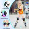 Gradient Color Kids Protective Gear Set Knee Pads for Kid 2-14 Years,W/ Adjustable Strap Kids/Youth Knee Pads Elbow Pads Wrist Guards Set for Inline Roller Skates,Cycling,BMX Bike,Skateboard,Scooter view 4