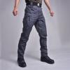 Military Cargo Pants for Men Hiking Fishing Security Stretchy Breathable Lightweight Hot Weather Work Construction Camouflage Flexcamo - Tactical Waterproof Pants Greys M view 2