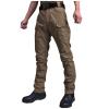 Military Cargo Pants for Men Hiking Fishing Security Stretchy Breathable Lightweight Hot Weather Work Construction Camouflage Flexcamo - Tactical Waterproof Pants Browns XXL view 1