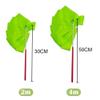 KOOFUR Dance Ribbons 2/4M Colorful Gym Ribbons Dance Ribbon Rhythmic Art Gymnastic Ballet Streamer Twirling Rod Stick(Green 2M) view 3