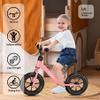 Bobike Toddler Balance Bike Toys for 2 to 5 Year Old Girls Boys Adjustable Seat and Handlebar No-Pedal Training Bike Best Gifts for Kids (Pink) view 2