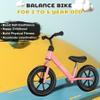 Bobike Toddler Balance Bike Toys for 2 to 5 Year Old Girls Boys Adjustable Seat and Handlebar No-Pedal Training Bike Best Gifts for Kids (Pink) view 4