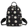Daisy Mini Backpack Women Girls, Small Backpack Purse for Adults Teens Kids School Travel (Black) view 1