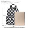 Daisy Mini Backpack Women Girls, Small Backpack Purse for Adults Teens Kids School Travel (Black) view 3