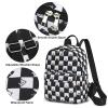 Daisy Mini Backpack Women Girls, Small Backpack Purse for Adults Teens Kids School Travel (Black) view 4