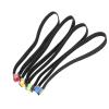 4PCS Fly Fishing Tippet, Fishing Tippet Spool Ring, Elastic Fabric Lightweight Fishing Tippet Spool Ring 4PCS Fishing Accessory Fish Wire Loop Tackle Accessory view 2