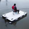 Inflatable Floating Dock Fishing Platform Raft - Portable Swim Platform Dock for Pool, Beach, Lake, Ocean - Family-friendly Water Floating Dock Mat Island view 1